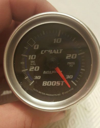 Autometer 6103 mechanical boost and vacuum gauge cobalt blue series