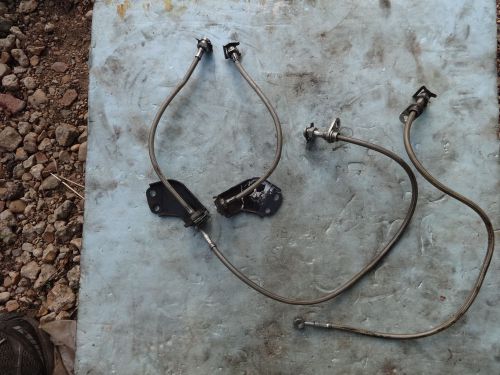 Stainless steel -3 an brake line kit, 4-hose, 20 inch. tubing