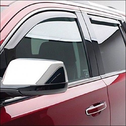 Brand new genuine oem gm accessory side window air deflectors 2015-2016 suburban