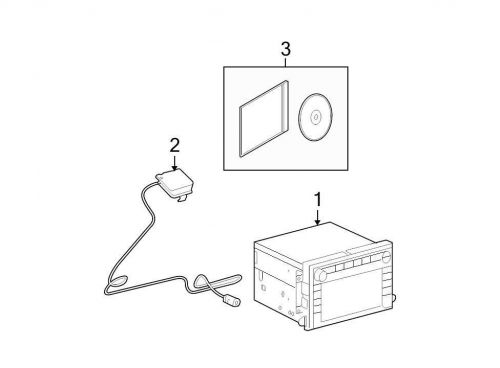 Ford oem gps antenna assembly 9t4z10e893b image 2
