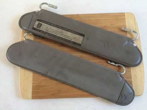 1987-1995 jeep wrangler yj, sun visors set, gray, 006953