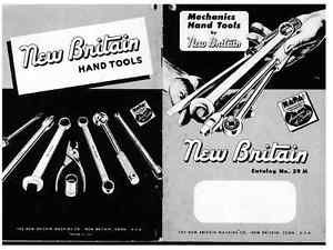 Antique 50s-1961 ? new britain general &amp; special auto tools manual catalog #59m