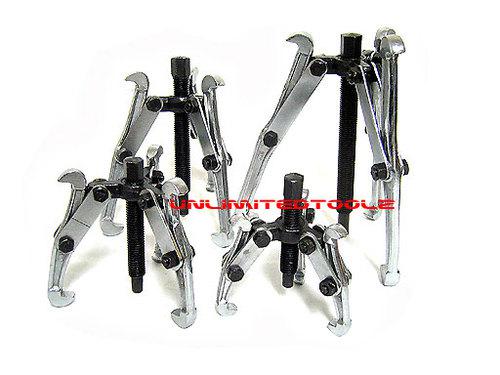 4 pcs gear puller clamps *3 jaws* 4 sizes  3" 4" 6" 8" heavy duty hand tool new