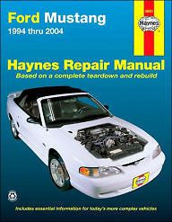 1994-2004 ford mustang haynes repair manual