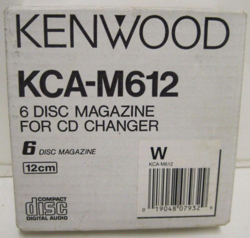 Kenwood kca-m612 car 6-disc cd holder magazine cartridge for cd changer kdc-c660