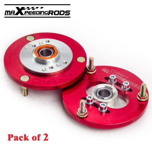 Front top mount camber plates red for bmw e36 3 series 318 320 323 325 m3 sale