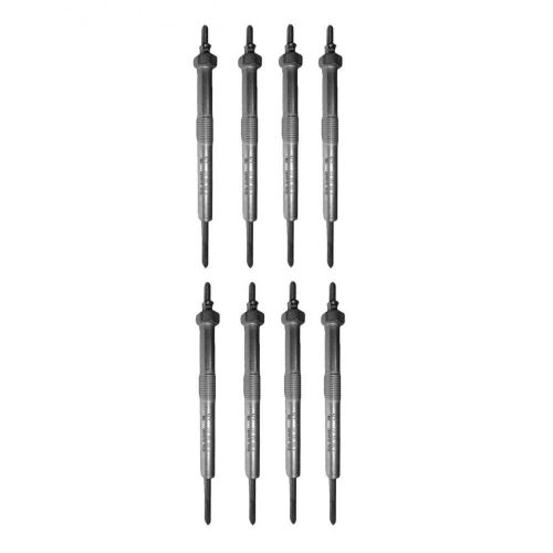 Set of eight (8) acdelco 9g diesel glow plugs (gm part # 12639701) duramax