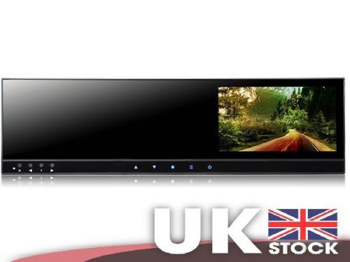 4.3" lcd rear view mirror monitor support car drive recorder recording videos