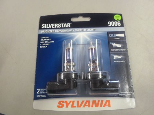 Sylvania 9006 silverstar high performance halogen headlight bulb, (pack of 2)