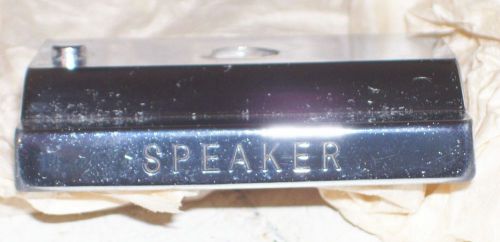 Gm 60s 65 66 speker fader plate pontiac ?? tape deck?  nos buick olds cad chevy