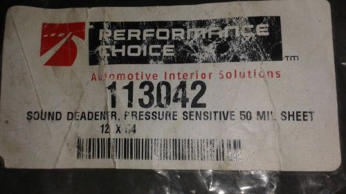 12&#034; x 54&#034; self adhesive car panel deck sound deadener material roll ( 50mil )