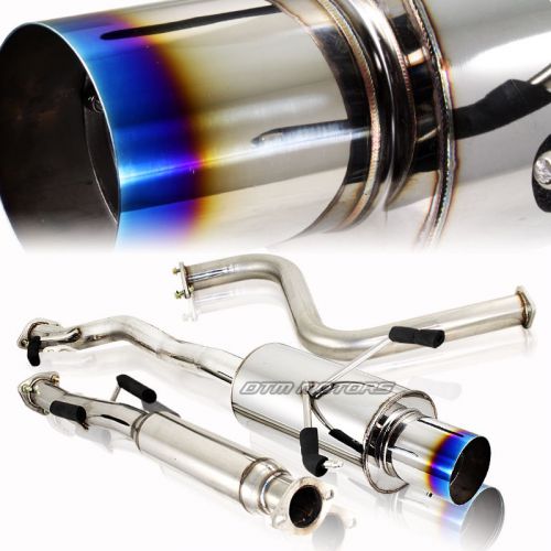 Buy Blue Burnt Tip Stainless Steel Catback Exhaust System For 9093