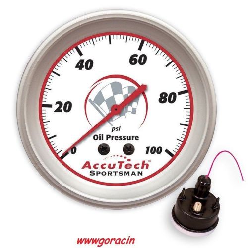 Longacre accutech sportsman 2015 oil pressure gauge,oil psi gauge,dash panel ~