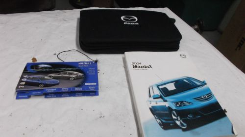 2004 mazda 3 owners manual w/case free shipping