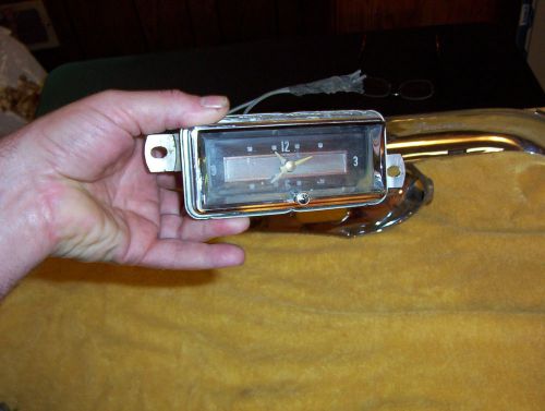 1957 cadillac dash clock--standard