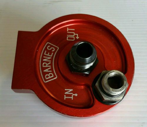 Sprint car barnes oil filter mount