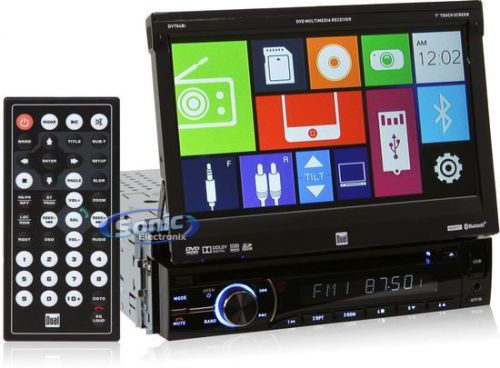 Dual dv704bi single din bluetooth dvd car stereo receiver w/ 7&#034; touchscreen