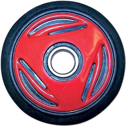 Parts unlimited colored idler wheel red 135mm (no insert) 4702-0030