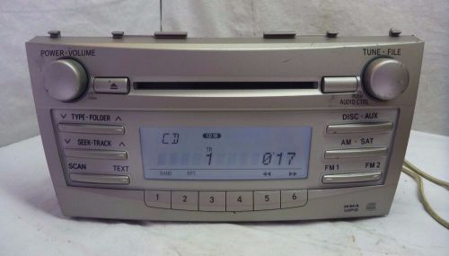 2007 2008 2009 toyota camry factory radio cd mp3 11846 86120-06480 jj1184