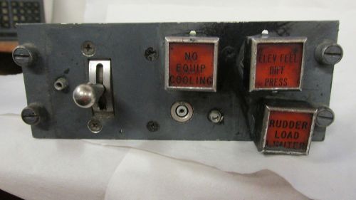 Z034 old b 727 load panle