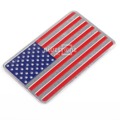 Car truck auto american usa us flag emblem sticker metal badge decal decor