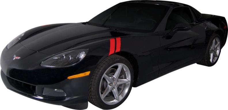 05 - 13 chevrolet corvette vent stripes ( vinyl graphics )
