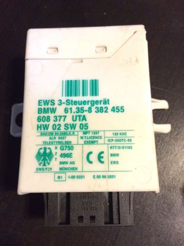 Bmw e39 528i ews 3 module anti theft control module  61.35-8 382 455 used