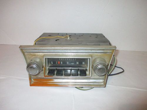 Delco chevrolet car stereo vintage indash radio