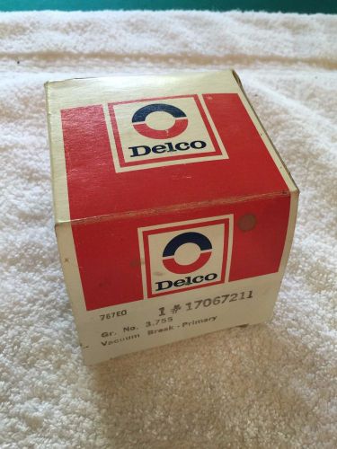 Nos acdelco #17067211 carburetor choke pull off