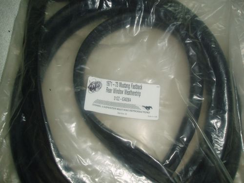 1971-73 mustang fast back rear window weather stripping