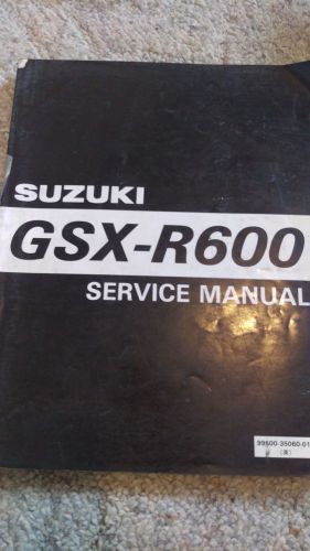 1997 97 suzuki gsx-r600 gsxr 600 shop service repair manual oem