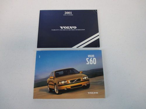 2001 01 volvo s60 owner&#039;s owners owner manual kit set guide