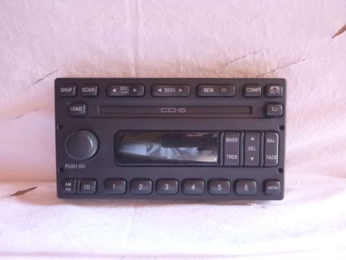 98-03 ford ranger f150 f250 radio 6 cd face plate 3c3t-18c815-aa-g62160