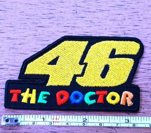 New valentino rossi the doctor moto gp racing embroidered iron free shipping