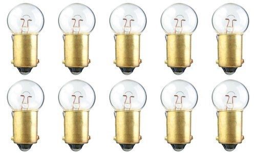 Cec industries #55 bulbs, 7 v, 2.87 w, ba9s base, g-4.5 shape (box of 10)