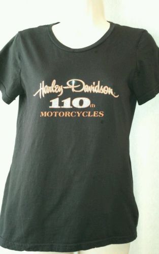 Womens harley davidson shirt size m 110th anniversary