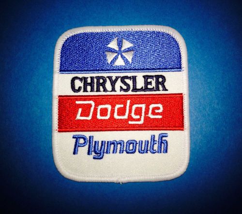 Chrysler dodge plymouth car auto club iron on jacket farmer hat patch crest