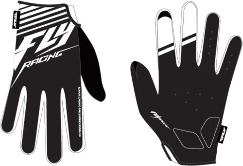 Fly racing mtb watercraft - media cycling gloves (black/white) choose size
