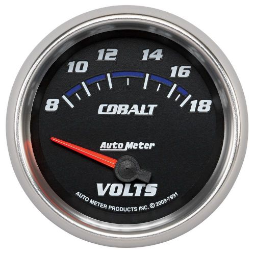 Auto meter 7991 voltmeter 8-18v - cobalt
