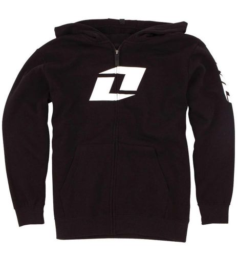 One industries youth icon zip hoodie sweatshirt black mx mtb off road 46048-001