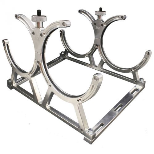 Nitrousnx  billet bracket for dual 10 or 15lb n2o bottle. includes floor mounts