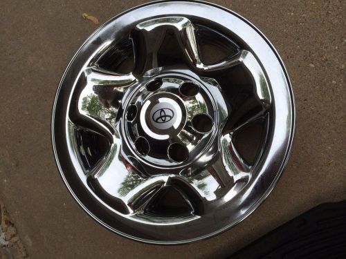 For 2005-15 toyota tacoma 4 16" chrome wheel skin hubcaps covers