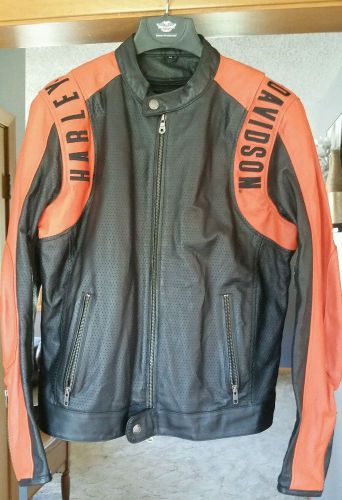 Harley-davidson leather jacket-men&#039;s medium