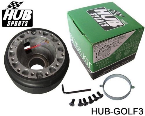 Racing steering wheel quick release hub adapter boss kit for vw golf mk3