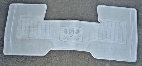 Vintage ford crown vic victoria floor front mat rubber white