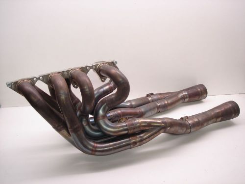 Nascar goodfabs stainless steel tri-y exhaust headers w/ collectors 1.875&#034;-2.00&#034;