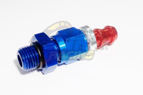 Pswr swivel push-on oil fuel/gas hose end fitting an6 straight w/ 6-6 an o ring