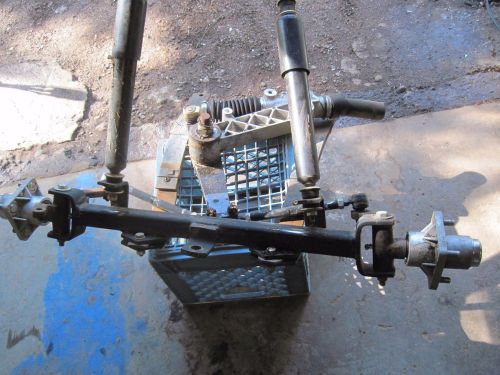 Golf cart front axle, steering gear, shocks &amp; springs