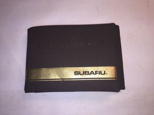 1997 subaru legacy owners manual with jacket