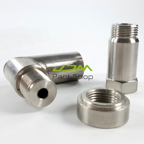 3pcs o2 oxygen sensor angled extender spacer 90 degree bung extension m18 x1.5
